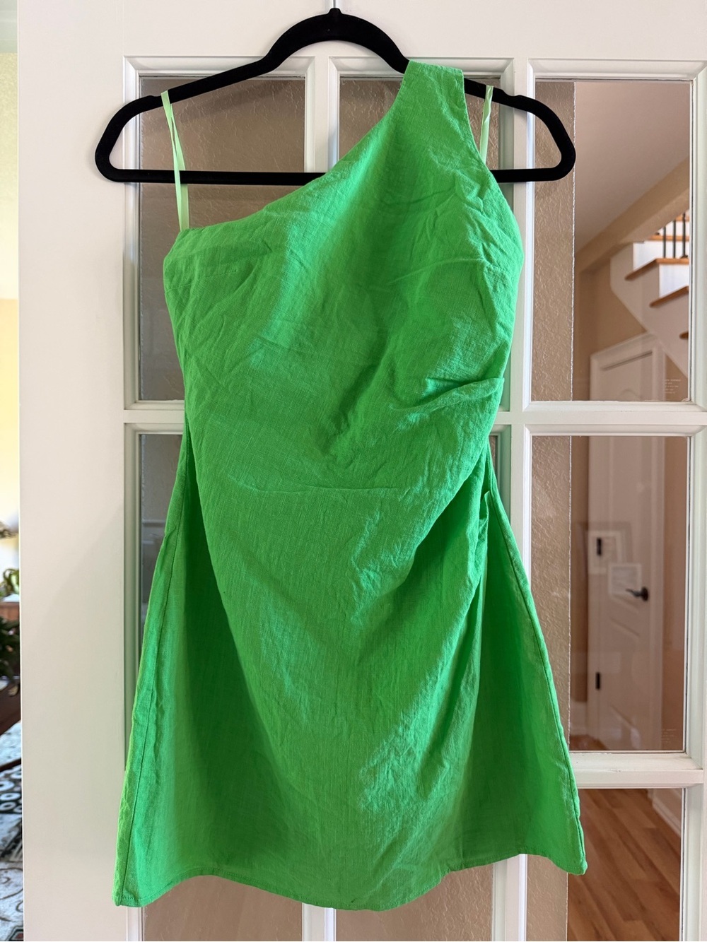 Seven Wonders Arista Mini Green Dress 100% Cotton Size Small US 4 - Picture 5 of 7